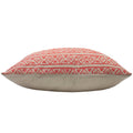 Coral-Grey - Side - Furn Rocco Patterned Cushion Cover