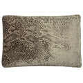 Champagne-Black - Front - Paoletti Python Cushion Cover