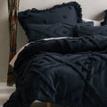 Indigo Blue - Back - Linen House Adalyn Aztec Duvet Cover Set