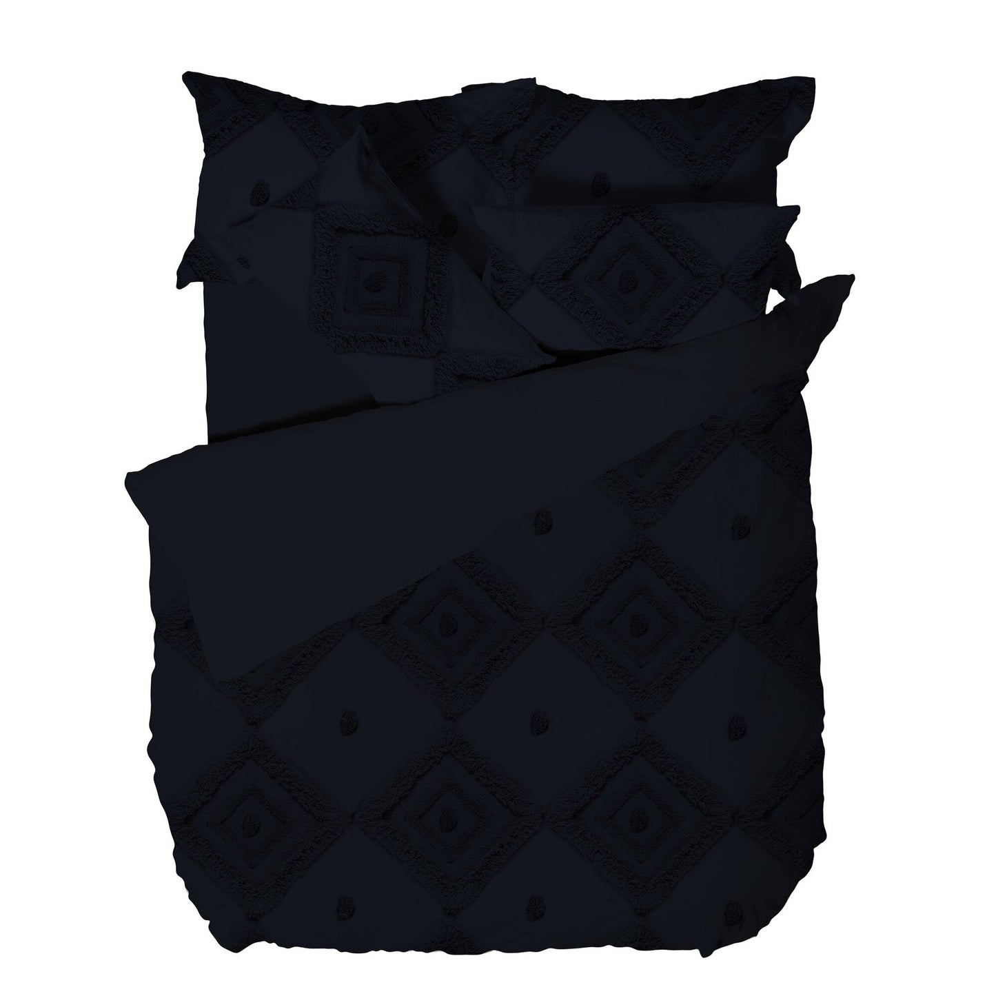 Indigo Blue - Front - Linen House Adalyn Aztec Duvet Cover Set