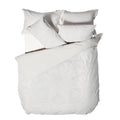 White - Front - Linen House Manisha Tufted Duvet Cover Set