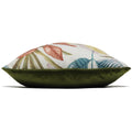Coral - Side - Prestigious Textiles Sumba Leaf Cushion Cover