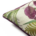 Amethyst Purple-Green-Cream - Lifestyle - Prestigious Textiles Sumba Leaf Cushion Cover