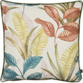Coral - Front - Prestigious Textiles Sumba Leaf Cushion Cover
