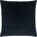 Midnight - Front - Evans Lichfield Sunningdale Velvet Cushion Cover