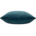 Kingfisher Blue - Back - Evans Lichfield Sunningdale Velvet Cushion Cover