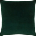 Bottle Green - Front - Evans Lichfield Sunningdale Velvet Cushion Cover