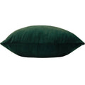Bottle Green - Back - Evans Lichfield Sunningdale Velvet Cushion Cover