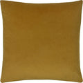 Saffron - Front - Evans Lichfield Sunningdale Velvet Cushion Cover