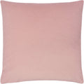 Powder Pink - Front - Evans Lichfield Sunningdale Velvet Cushion Cover