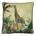 Multicoloured - Front - Evans Lichfield Manyara Giraffe Cushion Cover