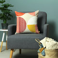 Multicoloured - Back - Furn Nomello Recycled Cushion Cover