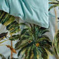 Multicoloured - Pack Shot - Paoletti Forsteriana Palm Tree Duvet Cover Set