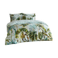 Multicoloured - Front - Paoletti Forsteriana Palm Tree Duvet Cover Set