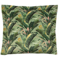 Green - Front - Evans Lichfield Manyara Leaves Cushion Cover