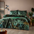 Green - Back - Paoletti Siona Tropical Housewife Pillowcase (Pack of 2)