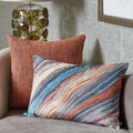 Peacock Blue - Back - Prestigious Textiles Heartwood Cushion Cover