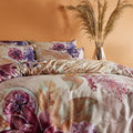 Multicoloured - Back - Paoletti Saffa Floral Duvet Cover Set
