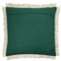 Emerald Green-Natural - Back - Paoletti Ecuador Cushion Cover