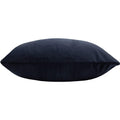 Midnight - Back - Evans Lichfield Sunningdale Velvet Rectangular Cushion Cover