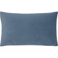 Wedgewood - Front - Evans Lichfield Sunningdale Velvet Rectangular Cushion Cover