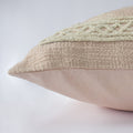 Blush - Back - Paoletti Tahoe Cotton Tufted Cushion Cover