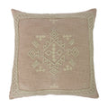 Blush - Front - Paoletti Tahoe Cotton Tufted Cushion Cover