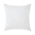 White - Front - Linen House Palm Springs Tufted Pillow Sham