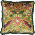 Mustard Yellow - Front - Paoletti Bexley Tropical Cushion Cover