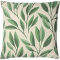 Forest Green - Front - Paoletti Laurel Botanical Cushion Cover