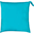 Aqua Blue - Front - Furn Plain Outdoor Cushion Cover