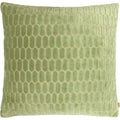 Aloe Green - Front - Kai Rialta Geometric Cushion Cover