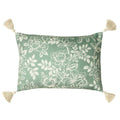 Sage - Front - Paoletti Somerton Floral Cushion Cover
