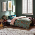 Fern Green - Back - Furn Luna Wood Duvet Cover Set