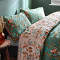 Fern Green - Lifestyle - Furn Luna Wood Duvet Cover Set