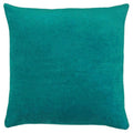 Teal - Front - Furn Solo Velvet Square Cushion Cover