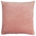 Pink - Front - Furn Solo Velvet Square Cushion Cover