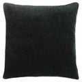 Black - Front - Furn Solo Velvet Square Cushion Cover