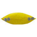 Yellow-Grey - Back - Furn Hoola Pom Pom Cushion Cover