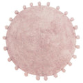 Blush - Front - Furn Circle Pom Pom Bath Mat