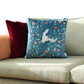 Slate Blue - Lifestyle - Paoletti Georgiana Botanical Cushion Cover
