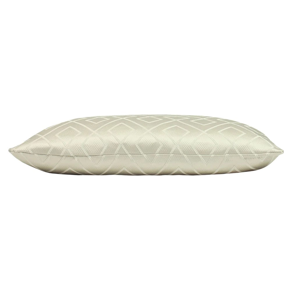 Parchment - Back - Prestigious Textiles Pivot Geometric Cushion Cover