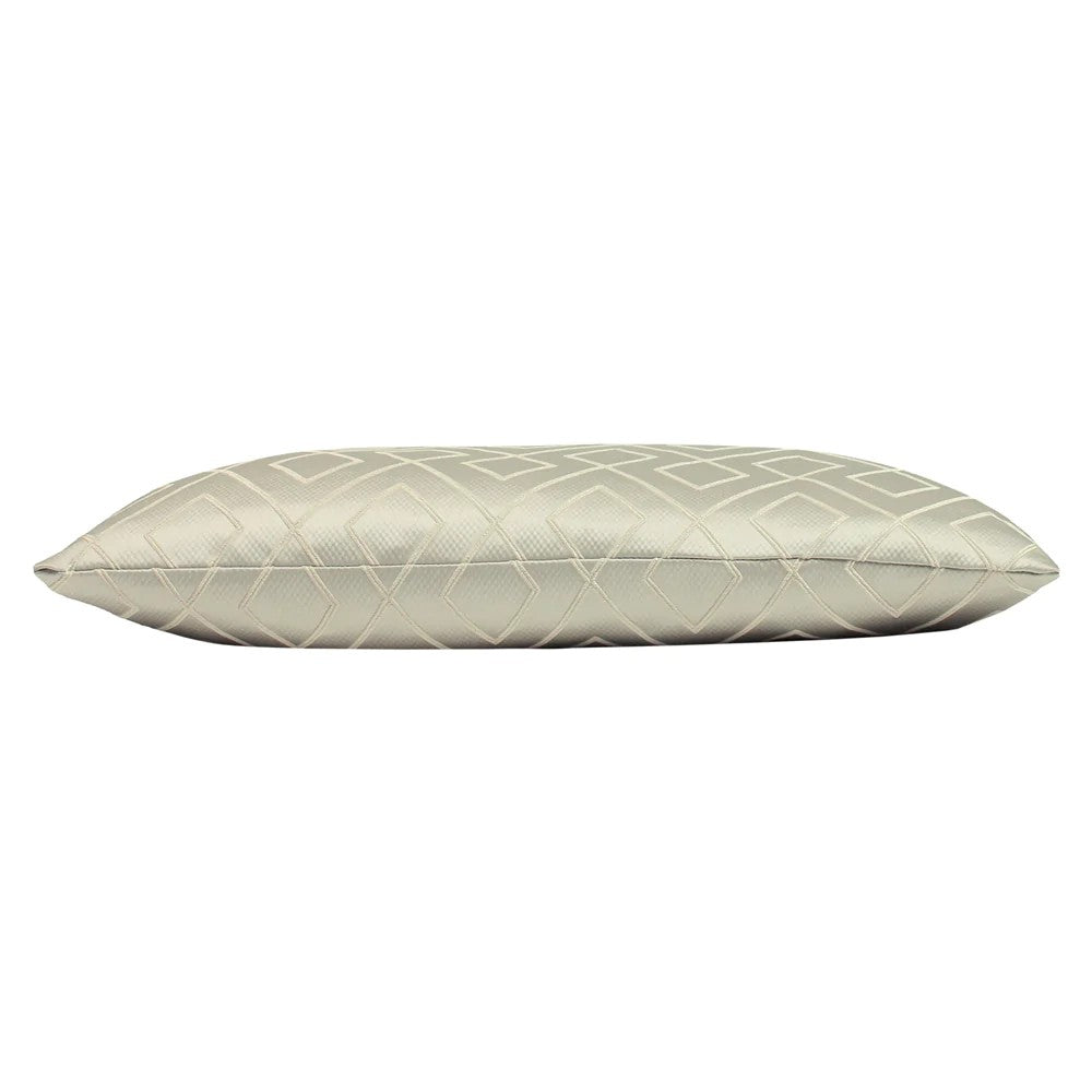 Pumice Stone - Back - Prestigious Textiles Pivot Geometric Cushion Cover