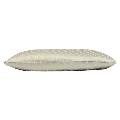 Pumice Stone - Back - Prestigious Textiles Pivot Geometric Cushion Cover