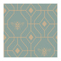 Eau De Nil - Side - Furn Bee Deco Geometric Duvet Cover Set