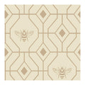 Champagne - Side - Furn Bee Deco Geometric Duvet Cover Set