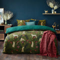 Multicoloured - Front - Furn Tropica Cheetah Duvet Cover Set