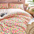 Multicoloured - Side - Style Lab Juicy Checked Duvet Cover Set