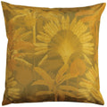 Ochre Yellow - Back - Evans Lichfield Palm Tree Outdoor Cushion Cover