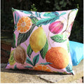 Multicoloured - Lifestyle - Evans Lichfield Citrus Outdoor Cushion Cover